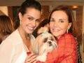 "RITA ZECCHIN" — LÍVIA ROSSI E PATRÍCIA MAYER COM SUA COOKIE DA RAÇA SHIH TZU /Foto: Geraldo Valladares