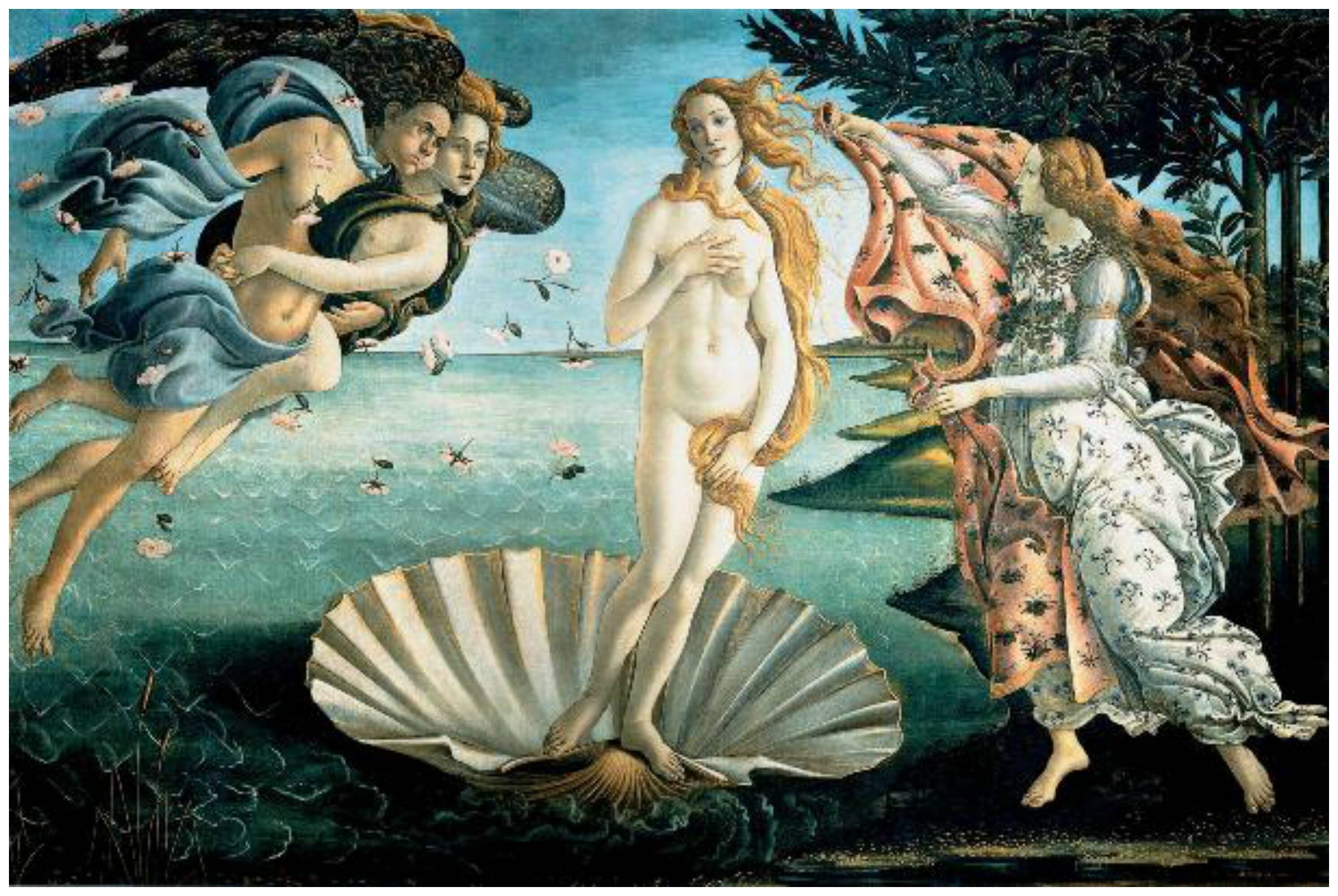 O professor Renato Noguera ( no alto) vai falar também sobre os ícones femininos da mitologia grega (acima, o quadro Nascimento de Vênus, de Botticelli) / Fotos: divulgação
