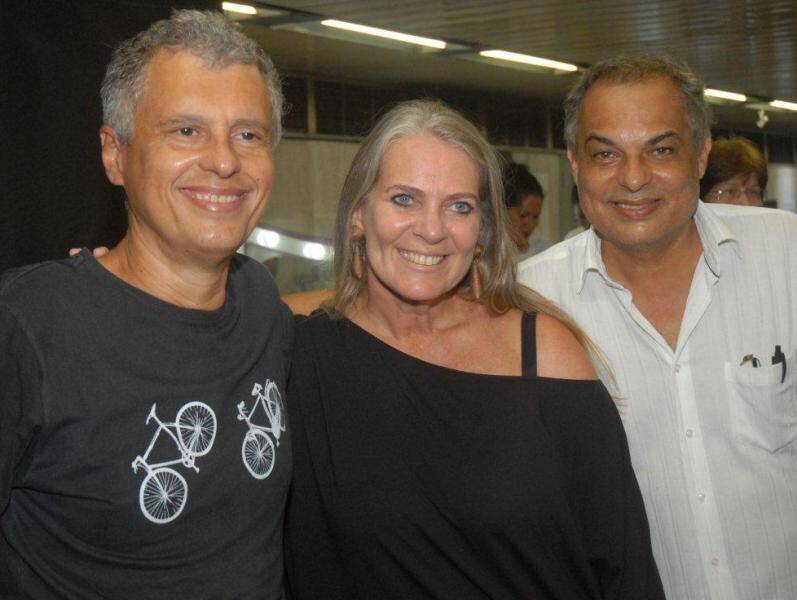 Fernando Molica, Cristina Oldemburg e Claufe Rodrigues