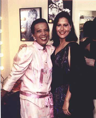 Elizeth Cardoso e Ithamara Koorax, em foto tirada há 26 anos / Foto: divulgação