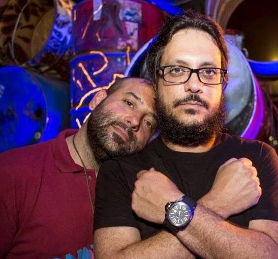 Rodrigo Penna e Lúcio Mauro Filho: o criador do Bailinho convidou o ator para DJ / Foto: divulgação 