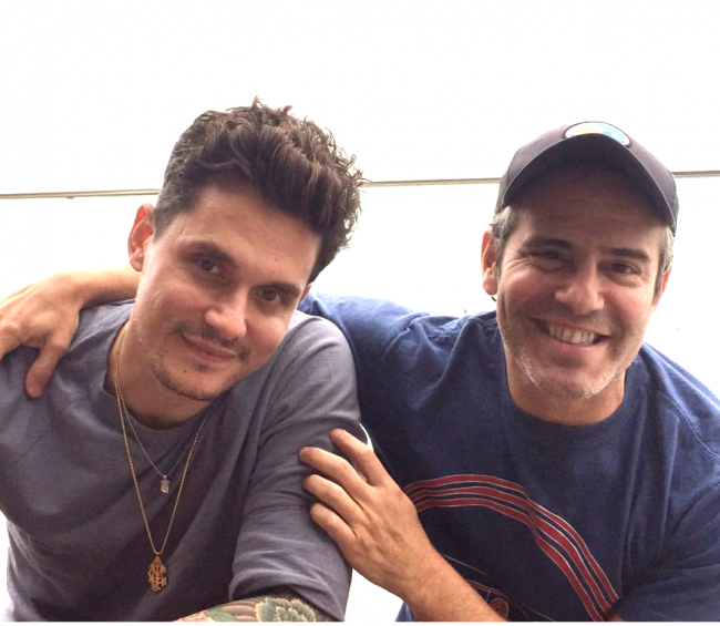 John Mayer e Andy Cohen: amigos há mais de 20 anos /Foto: Reprodução Instagram