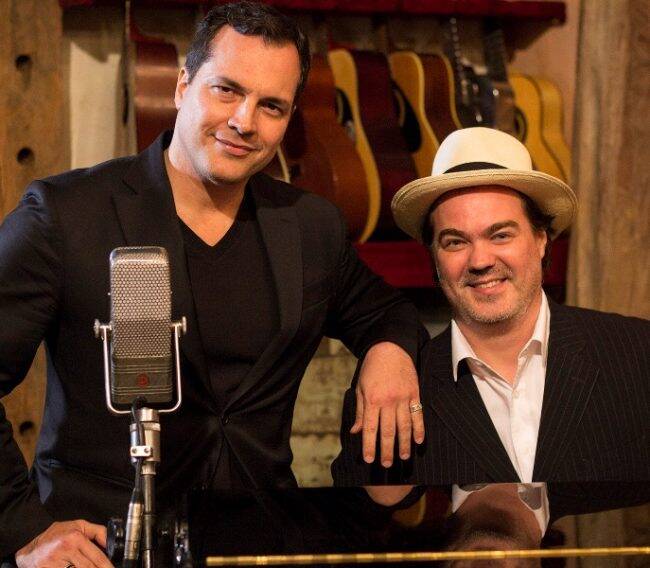 Daniel Boaventura e Daniel Jobim: dupla faz o show “Tributo a Francis Albert Sinatra e Antonio Carlos Jobim” /Foto: Vitor Hugo