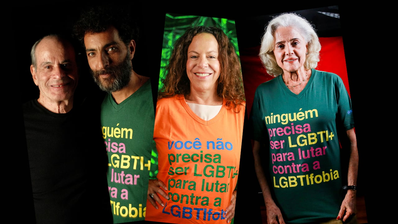 Rio sem preconceito: campanha pelo Dia Internacional do Orgulho LGBT+ com  mais de 60 nomes  Lu Lacerda |